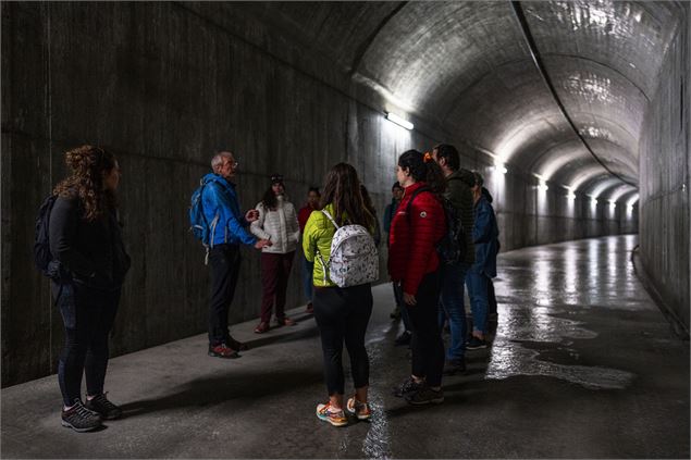 Visite du barrage de Mauvoisin