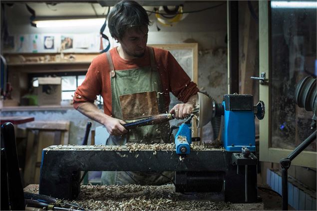 Visite de l'atelier Peter Pan Bois - Entremont le Vieux - Pierre Scanavino