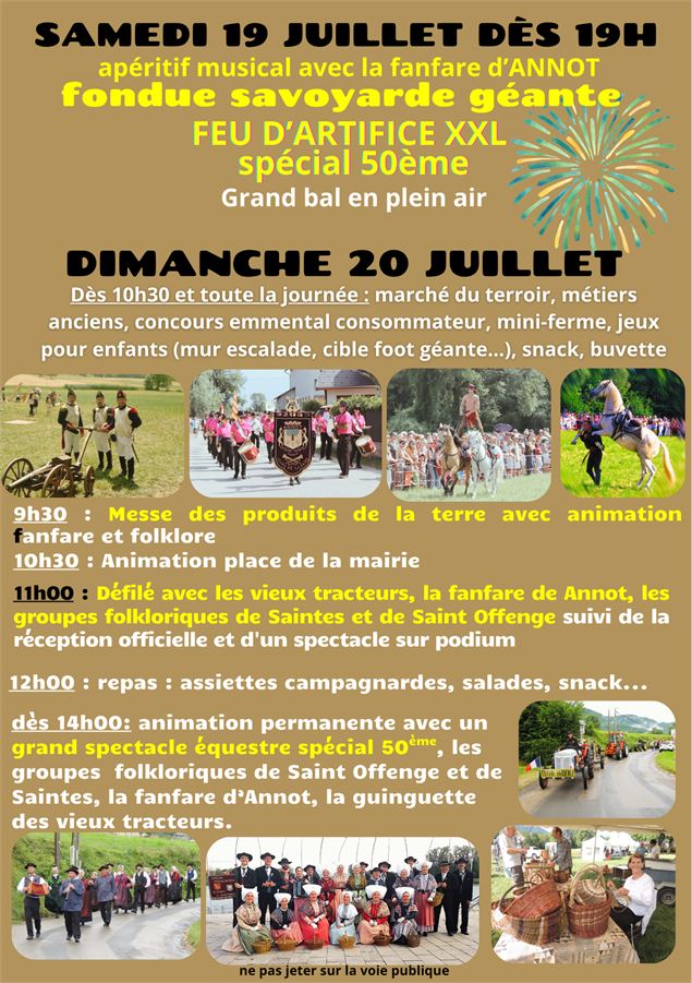 50 ème Fête de l'emmental de Savoie_Saint-Offenge - fête de l'emmental