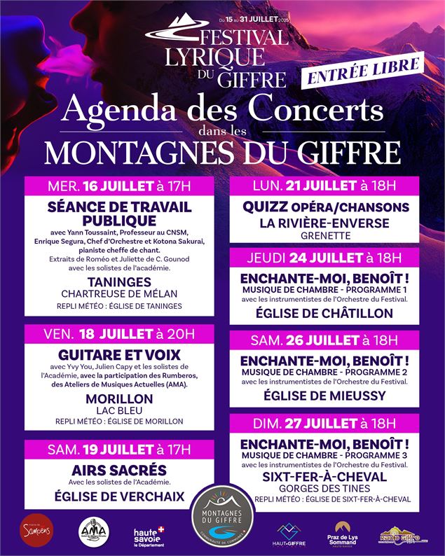 Festival Lyrique Montagnes du Giffre - Guitare et voix_Morillon