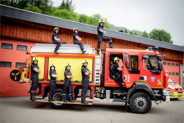Rencontre avec les Pompiers du Val d'Arly - Amandine Rey