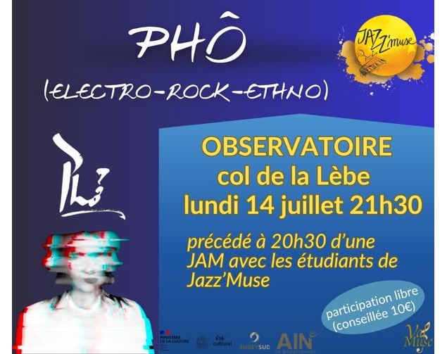 Jazz Muse - Concert Électro-Rock-Ethno à l'Observatoire de la Lèbe_Valromey-sur-Séran - Val'Muse