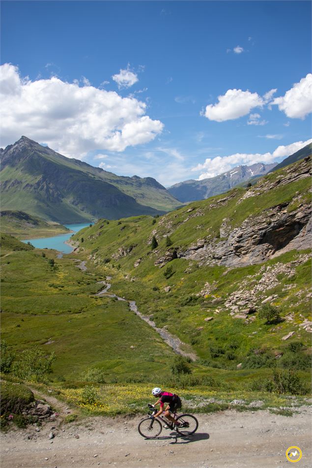 Un concurrent autours du lac du Mont Cenis - LVO