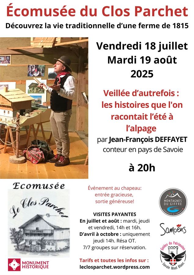 Affiche de l'événement - Jean François Deffayet