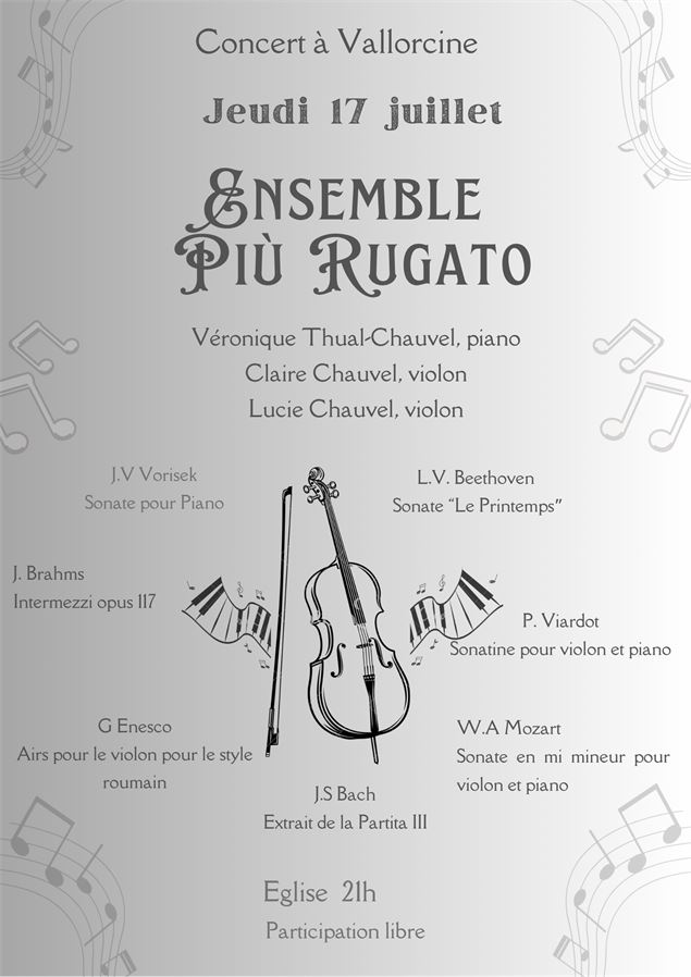 Concert Ensemble Più Rubato_Vallorcine