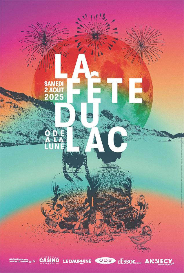 Affiche de la Fete du Lac d'Annecy 2025 - APMFS