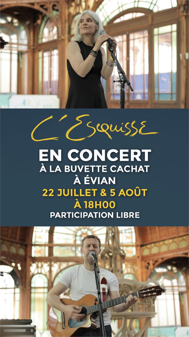 Concert l'Esquisse - Julien Morand et Sonia Laden