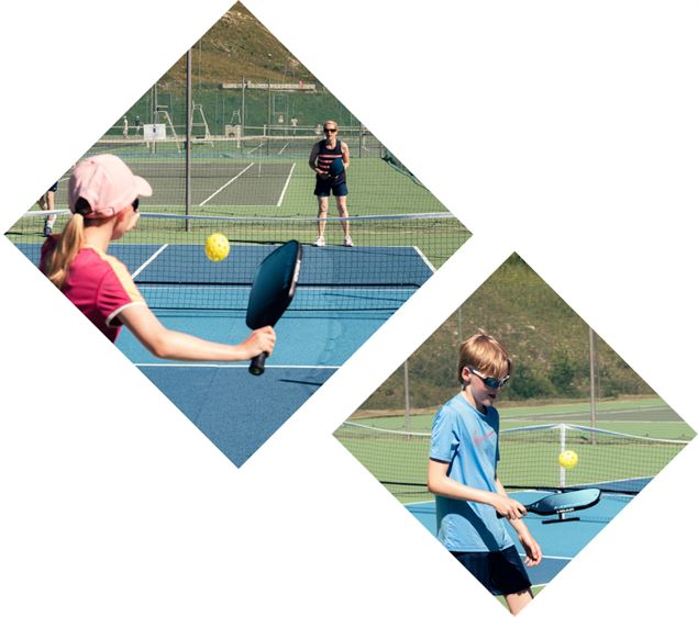 Photo paysage - Initiation au pickleball - Corentin Valençot - Val d'Isère Tourisme