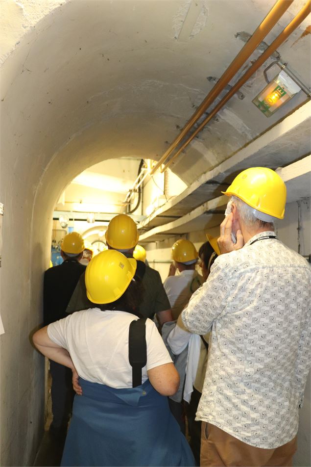 Dans les couloirs du barrage - ©OTGBA