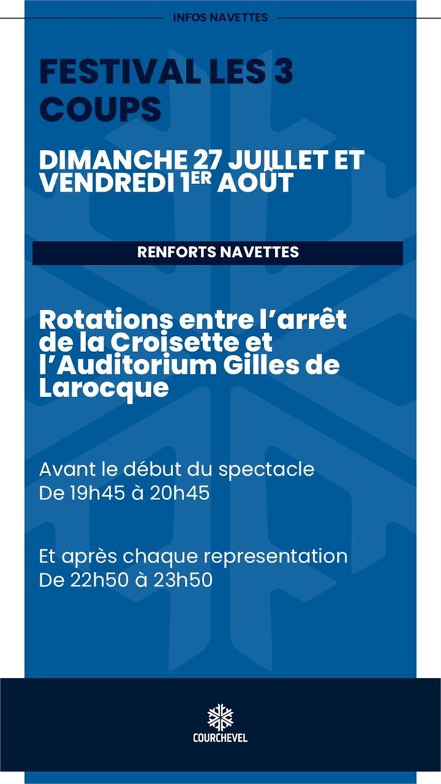 Festival de théâtre Les 3 Coups - Courchevel_Courchevel