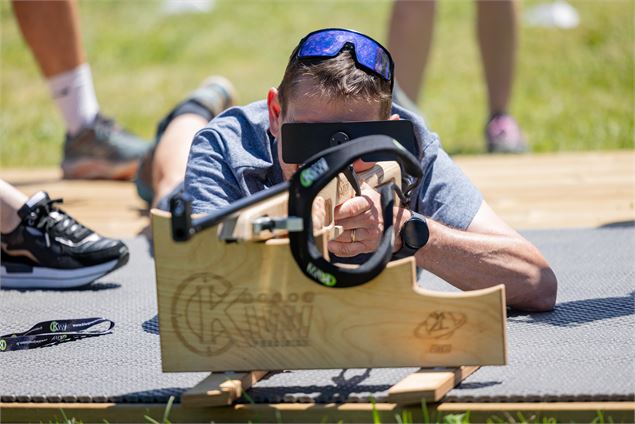 Initiation au biathlon / Carabine Laser_Bisanne 1500
