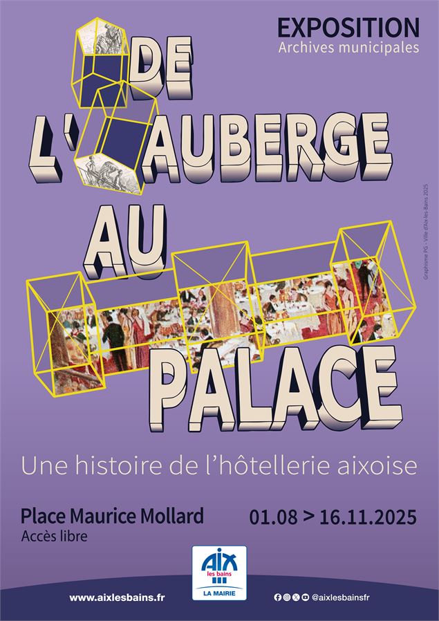 Affiche de l'exposition - Coll. AC Aix-les-Bains