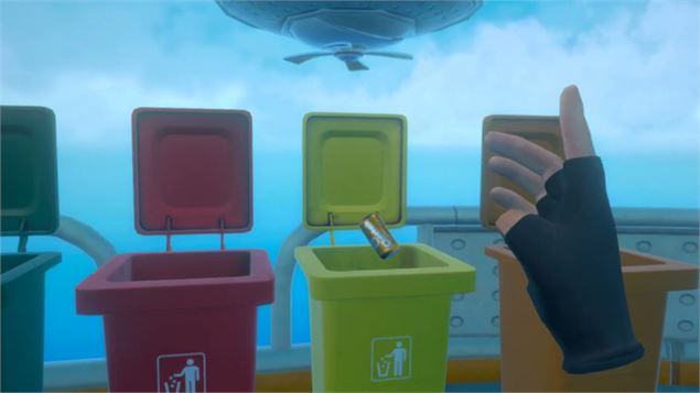 Ecolo Tri en réalité virtuelle_La Giettaz - Montagne Arc
