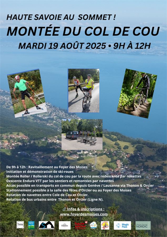 Affiche Montée col de Cou