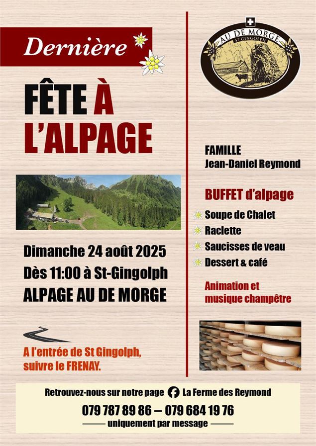 Fête à l'alpage de l'Au-de-Morge_Saint-Gingolph
