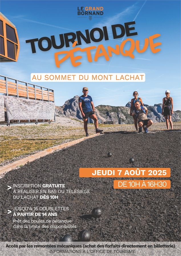 Tournoi de pétanque au sommet du mont Lachat_Le Grand-Bornand - Domaine skiable
