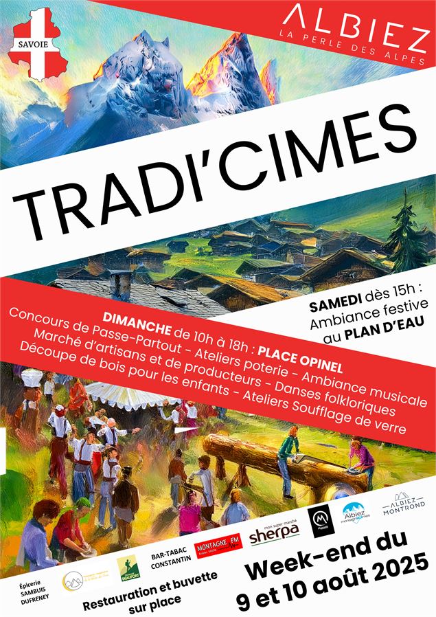 Affiche Tradi'cimes 2025 - Sono Light Valley