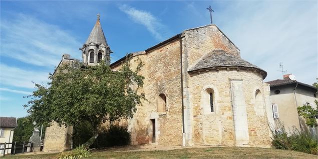 Visite de l'église Saint-Symphorien et ses fresques_Illiat