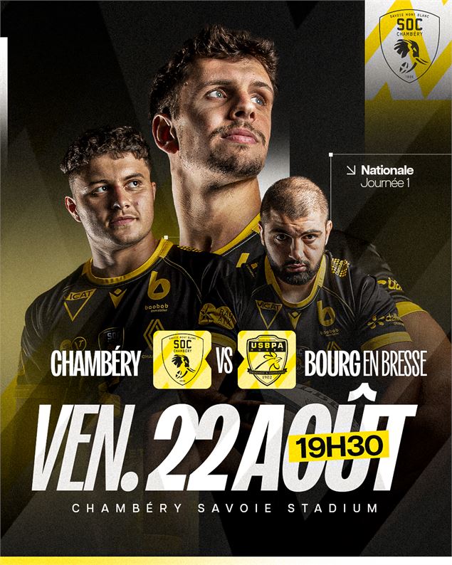 Rugby : Chambéry - Bourg en Bresse - WRUGBY Pixabay