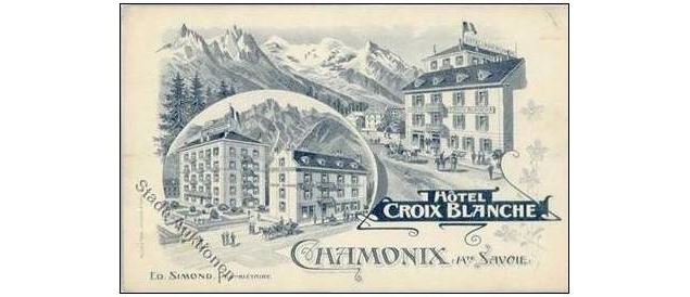publicité hôtel Croix Blanche - Ch Boymond Lasserre