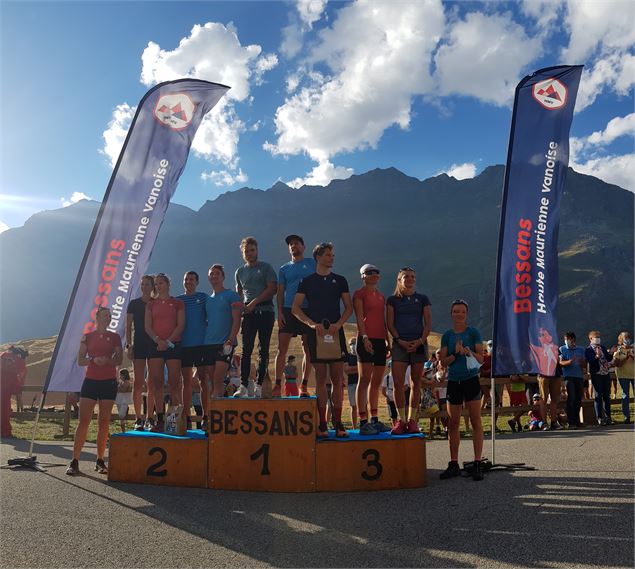 Podium d'arrivée - M.Cécillon - OTHMV