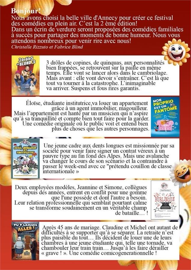 Les comédies font leur festival_Annecy - Les comédies font leur festival_Annecy