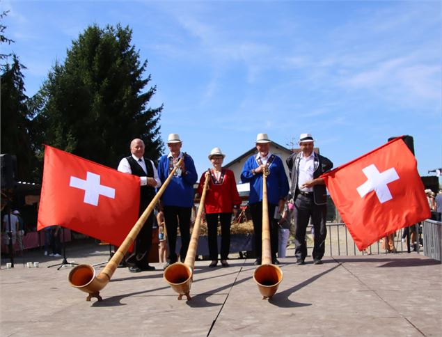 Lanceurs de drapeaux Suisse - (c) les amis du vieux seynod
