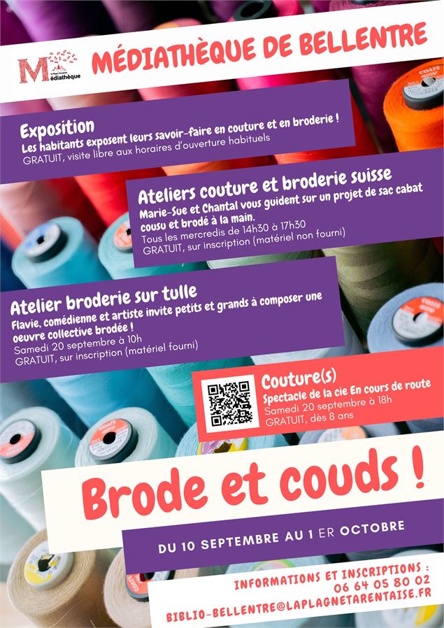 Brodécou ! Exposition et partage de savoir-faire_La Plagne Tarentaise - Image by freepik