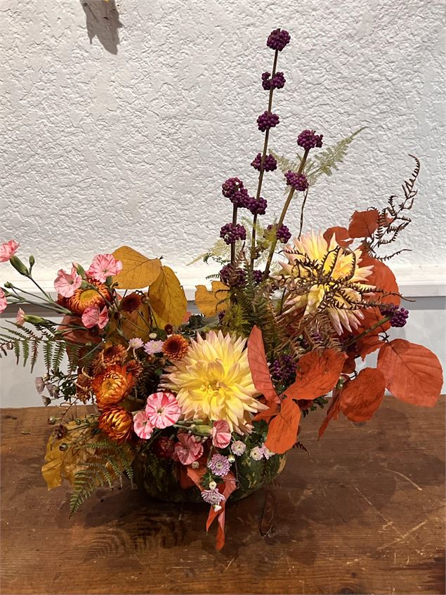 Atelier courge fleurie + goûter - Coquelicot
