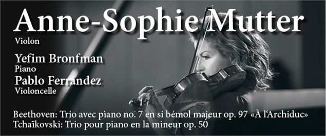 Concert événement au Victoria Hall : Anne-Sophie Mutter, Yefim Bronfman et Pablo Ferrández