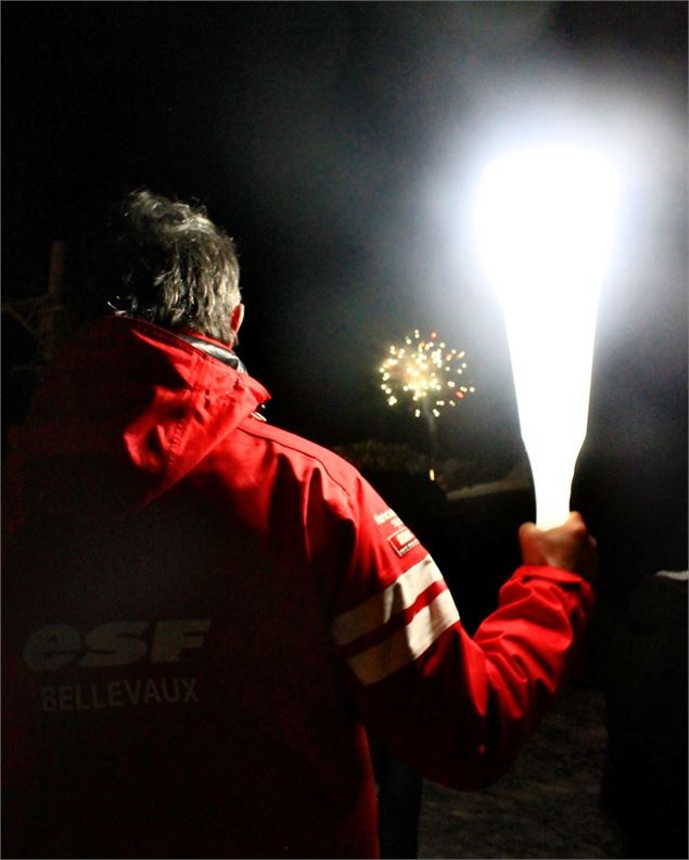 Descente aux flambeaux à La Chèvrerie_Bellevaux - OT Alpes du Léman