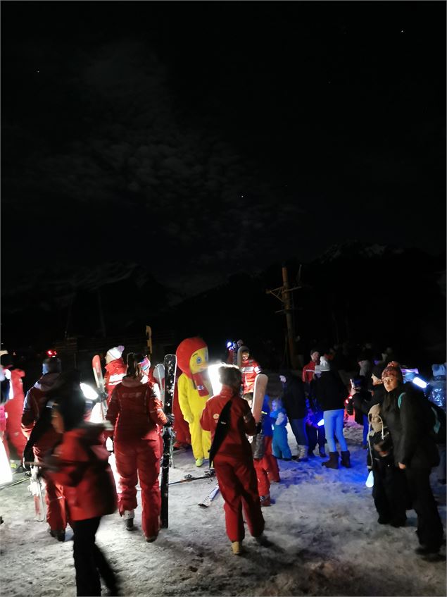 Descente aux flambeaux à La Chèvrerie_Bellevaux - OT Alpes du Léman