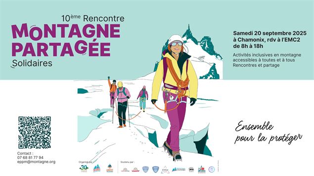 Affiche 10ème Rencontre Montagne Partagée  - 824000