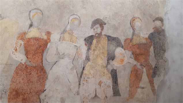 fresques murales du château de Montferrand - Marilou Perino