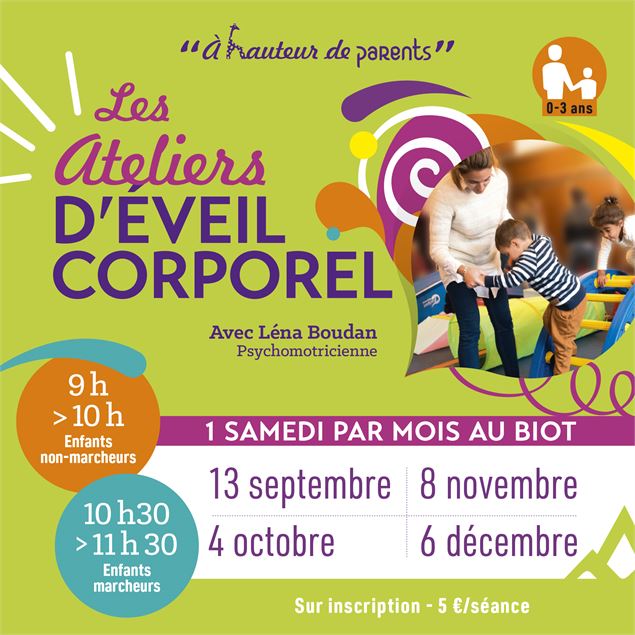 A hauteur de Parents : Ateliers d'éveil Corporel