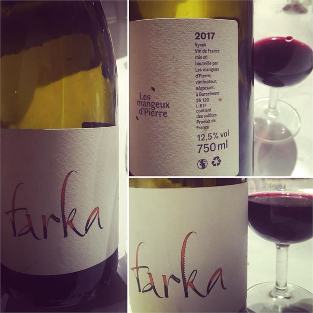 Bouteille de vin - Les Mangeux d'Pierre