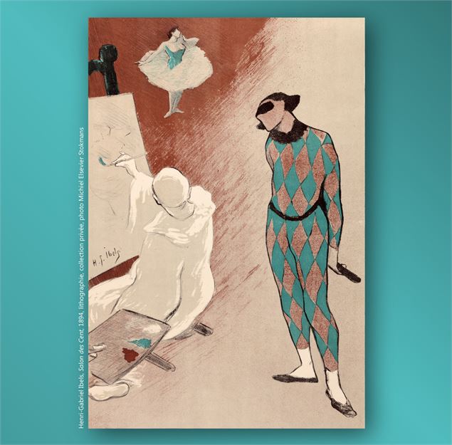 Henri-Gabriel Ibels, Salon des Cents, 1894 lithographie, collection privée, - coll. privée, photo Mi