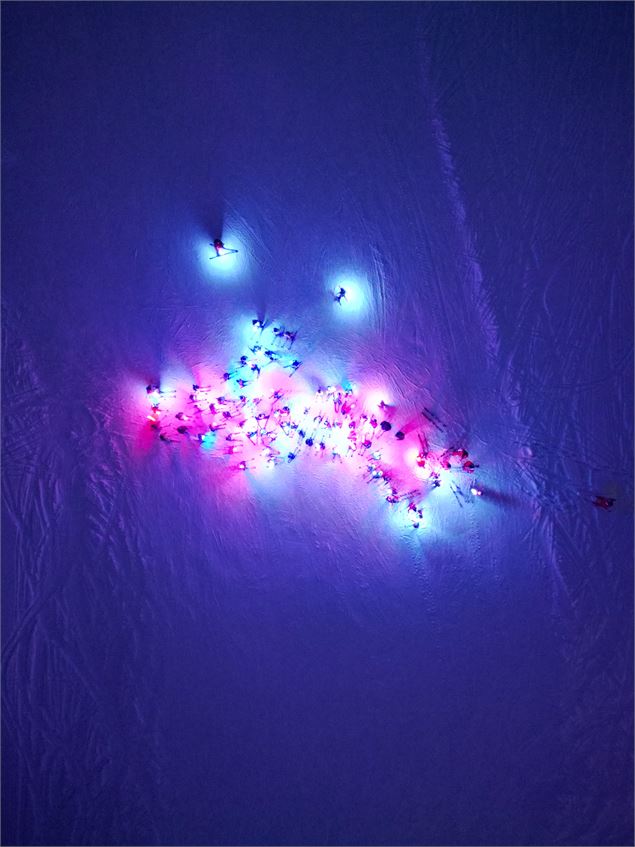 Les descentes aux Flambeaux de l'ESF_Les Karellis - Olivier Oberling