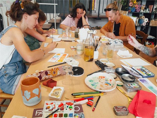 Atelier aquarelle - Sue DUONG 2023