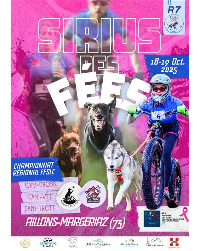 Sirius des fées - Championnat régional Auvergne Rhône Alpes de Canicross_Aillon-le-Jeune - les canis