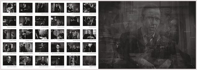 Storyboard d'après le Faucon Maltais Dyptique 2 x 72 x 100 cm 2024 - Libre de droit, courtesy galer