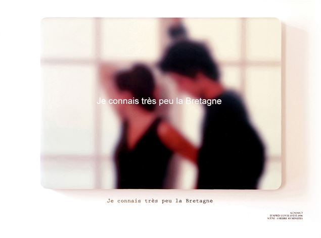 Agnosis 7 d'après Conte d'été, 1996, Scène 1h. 49mn. Éric Rohmer, œuvre unique encadrée 32 x 4