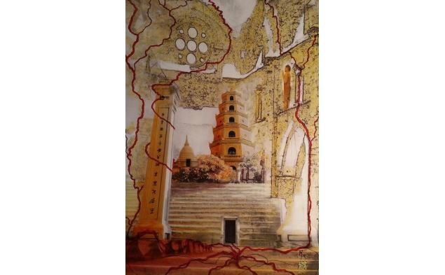 Exposition Muriel DEMANGEAT artiste contemporaine et Antoine PROUST Photographe et Dessinateur_Valse