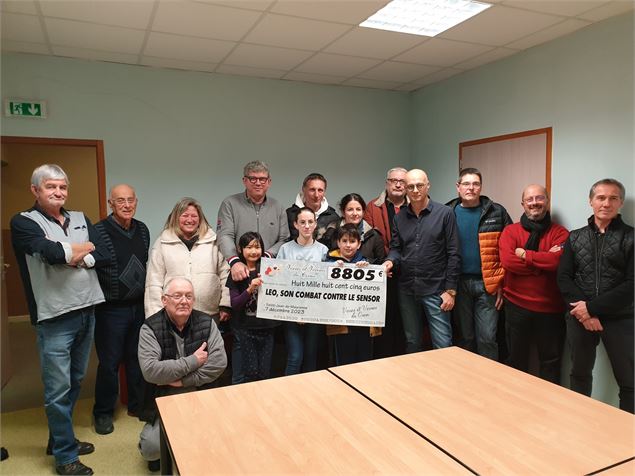 Remise chèque - Pierre Dompnier