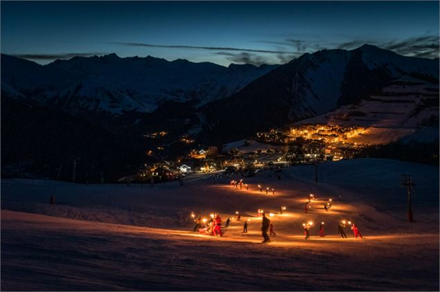 Descente aux flambeaux ESF - Alban Pernet