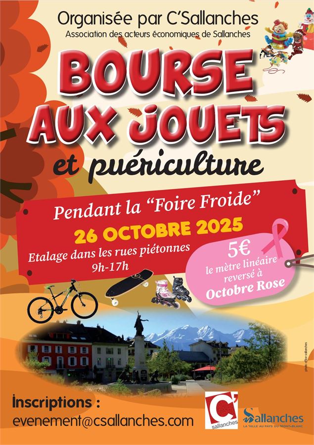 BOURSE AUX JOUETS ET À LA PUÉRICULTURE_Sallanches