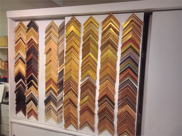 Dans les coulisses de l'encadrement d'art_Bourg-en-Bresse - Atelier©Catherine Champagnon