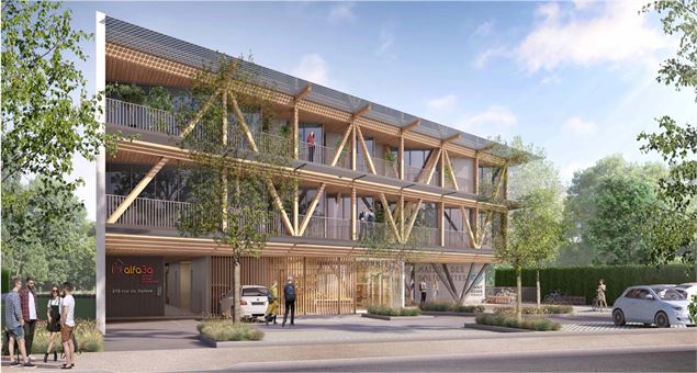 Photo projet maison solidaire et citoyenne de SAINT-GENIS-POUILLY - ©Mégard-architectes