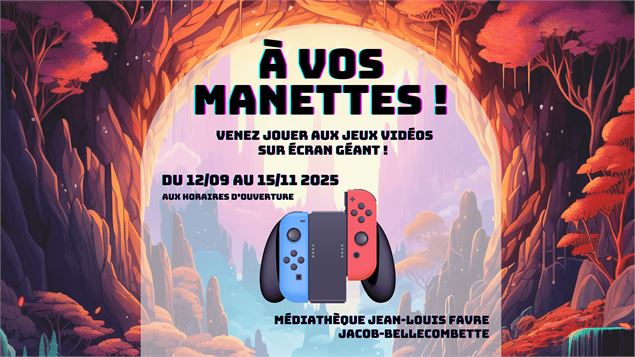 À vos manettes ! Jeux vidéo sur écran géant à la Médiathèque Jean-Louis Favre - Jacob-Bellecombette