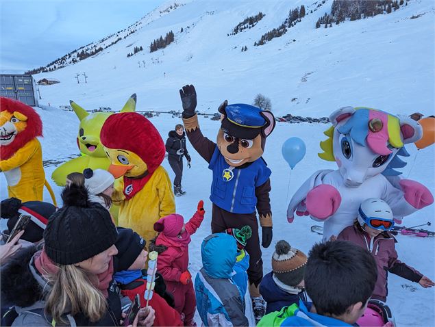 Descente des mascottes_Manigod - OT Manigod